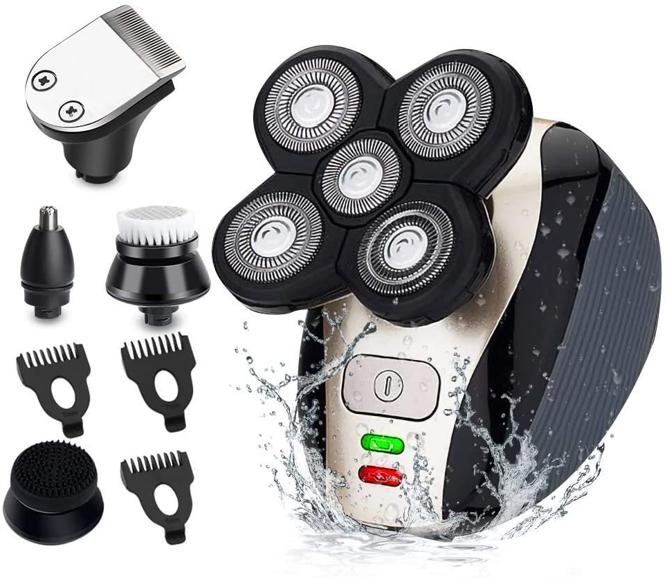 Picture of 212 Main BK3366 Igia 5 in 1 Rechargeable Head Shaver&#44; Black