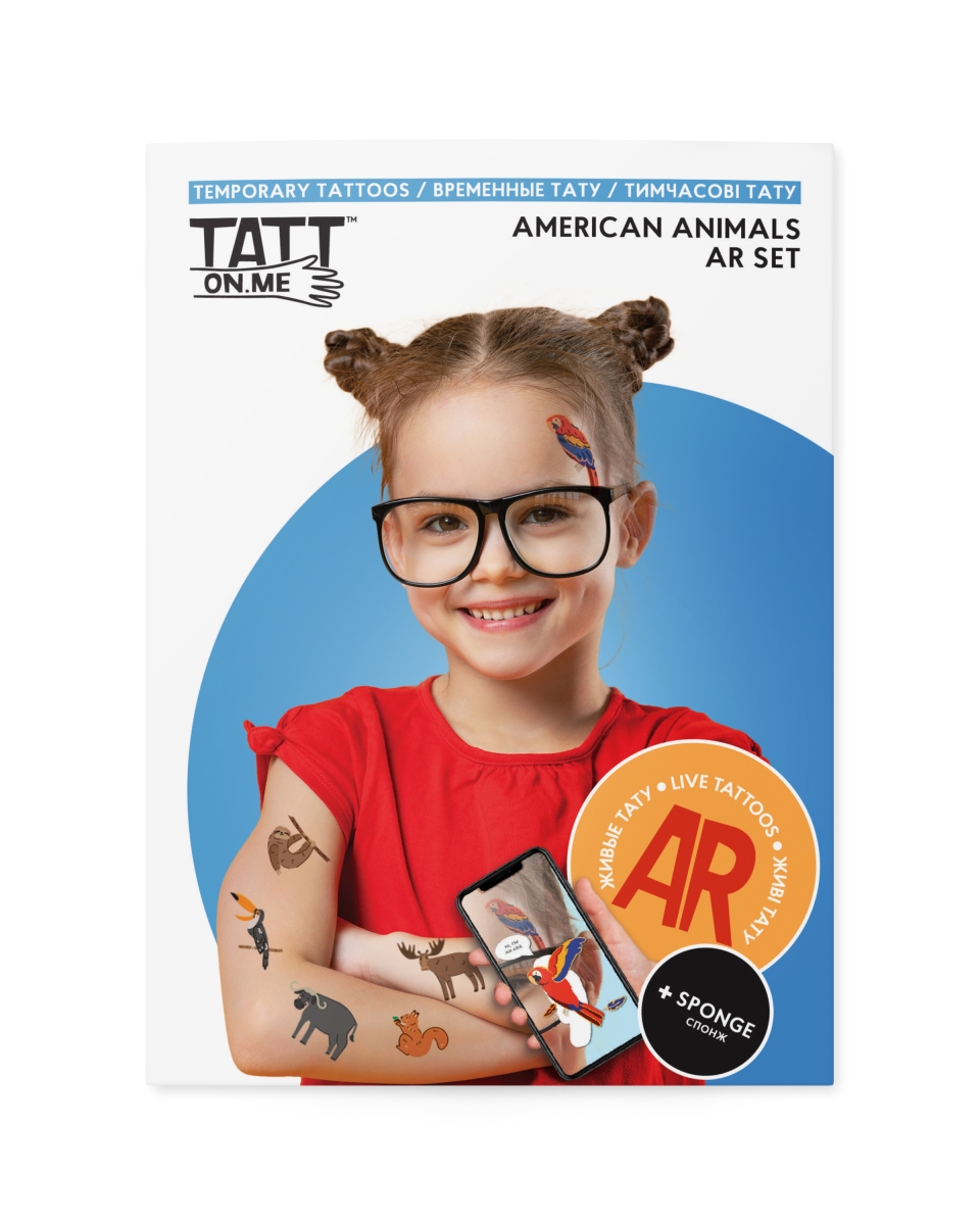 Picture of 212 Main TSAR-American American Animals Live AR Tattoo Set