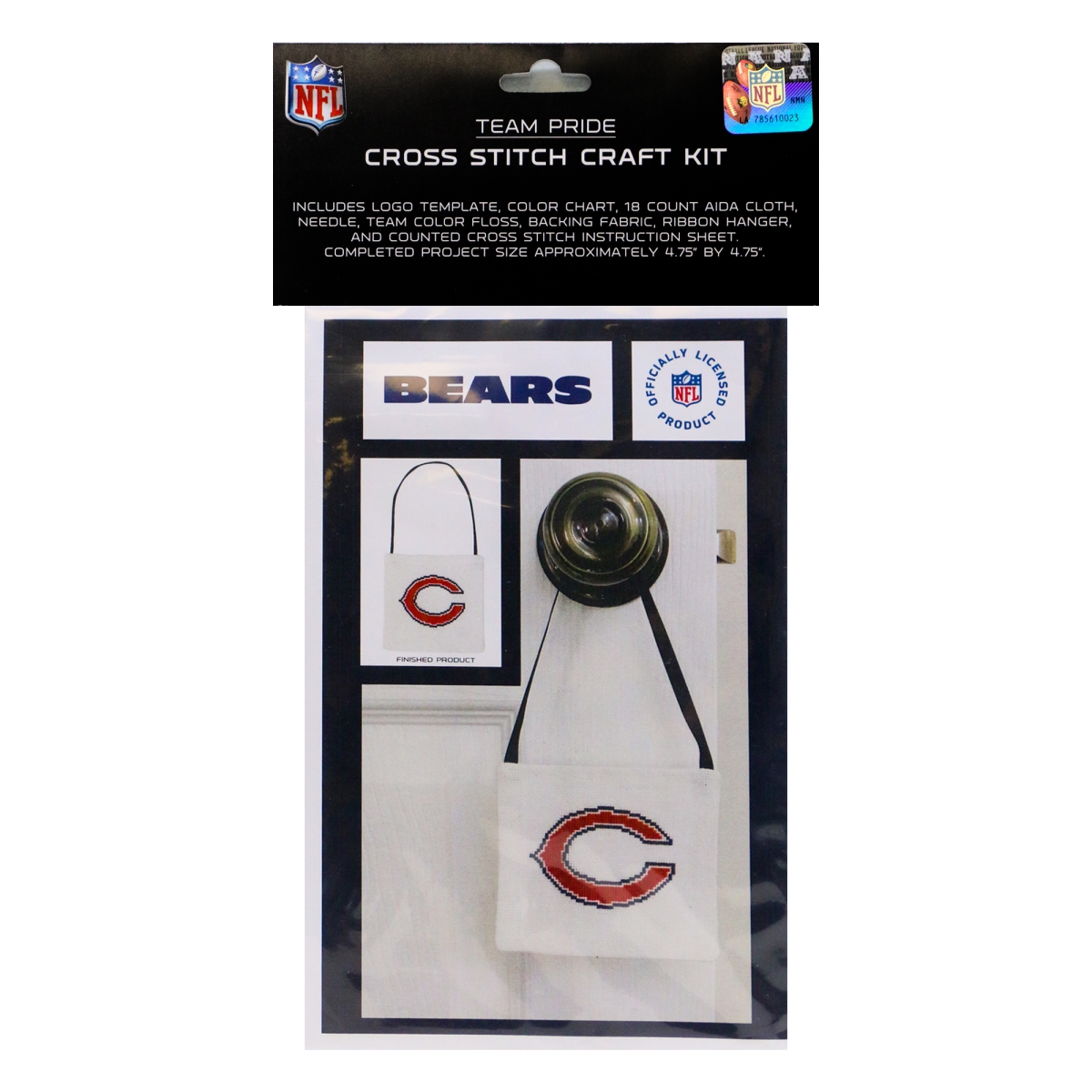 Picture of 212 Main CRCCSCHI NFL Chicago Bears Cross Stitch Craft Kit