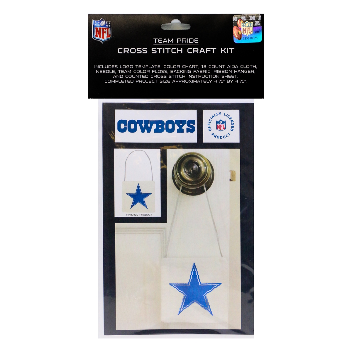 Picture of 212 Main CRCCSDAL NFL Dallas Cowboys Cross Stitch Craft Kit