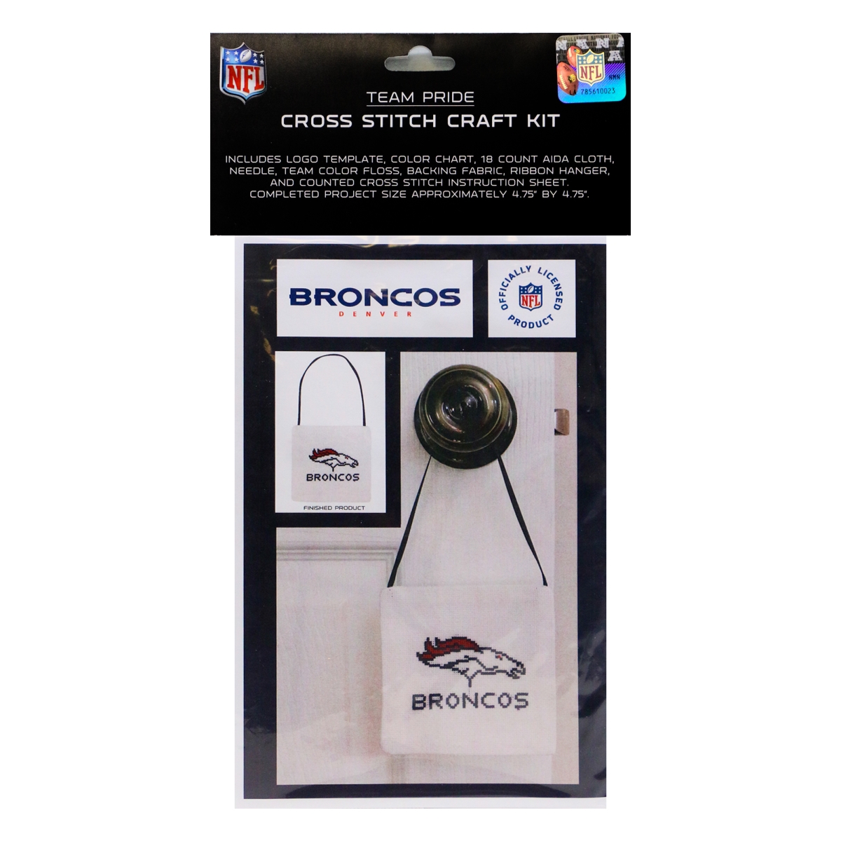 Picture of 212 Main CRCCSDEN NFL Denver Broncos Cross Stitch Craft Kit