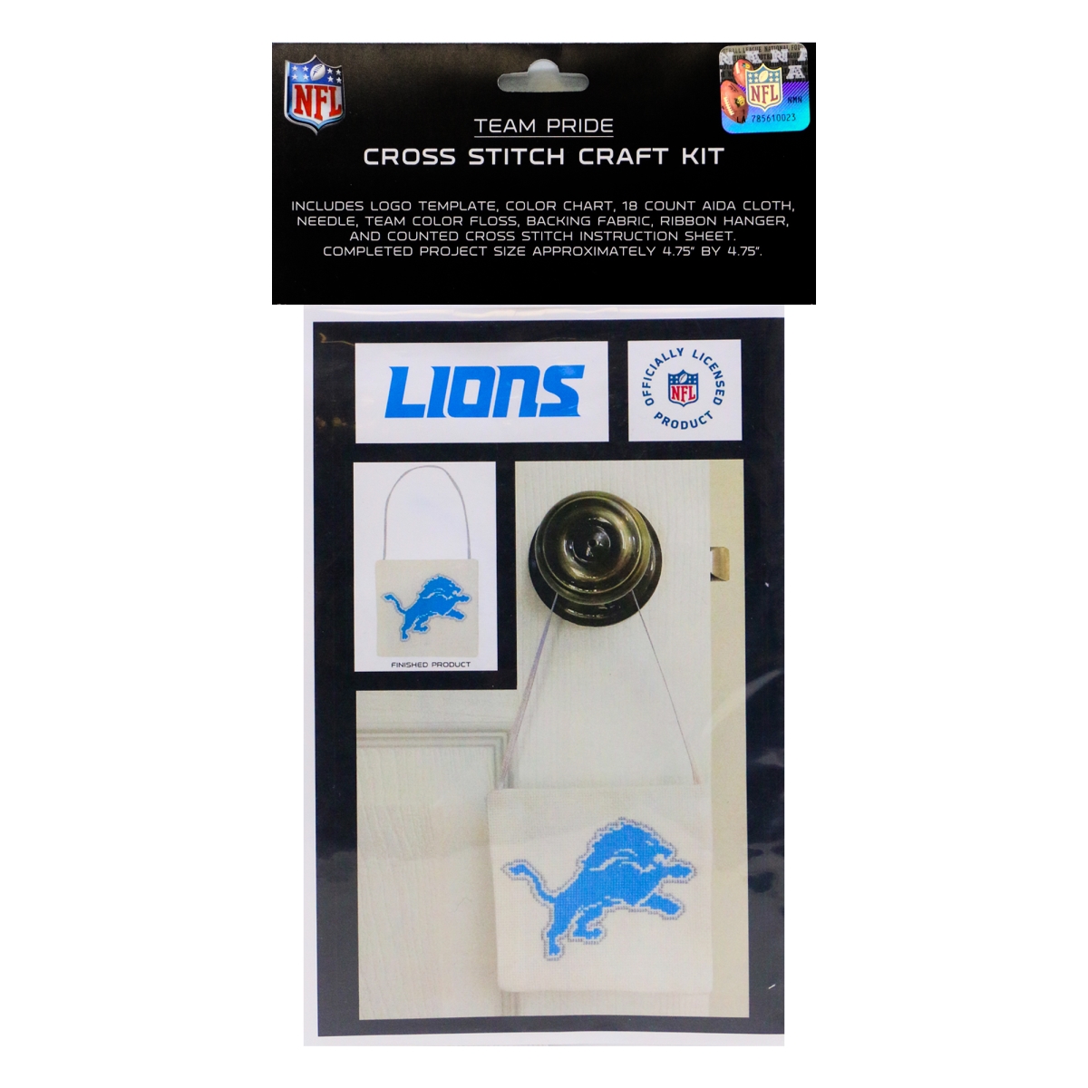Picture of 212 Main CRCCSDET NFL Detroit Lions Cross Stitch Craft Kit