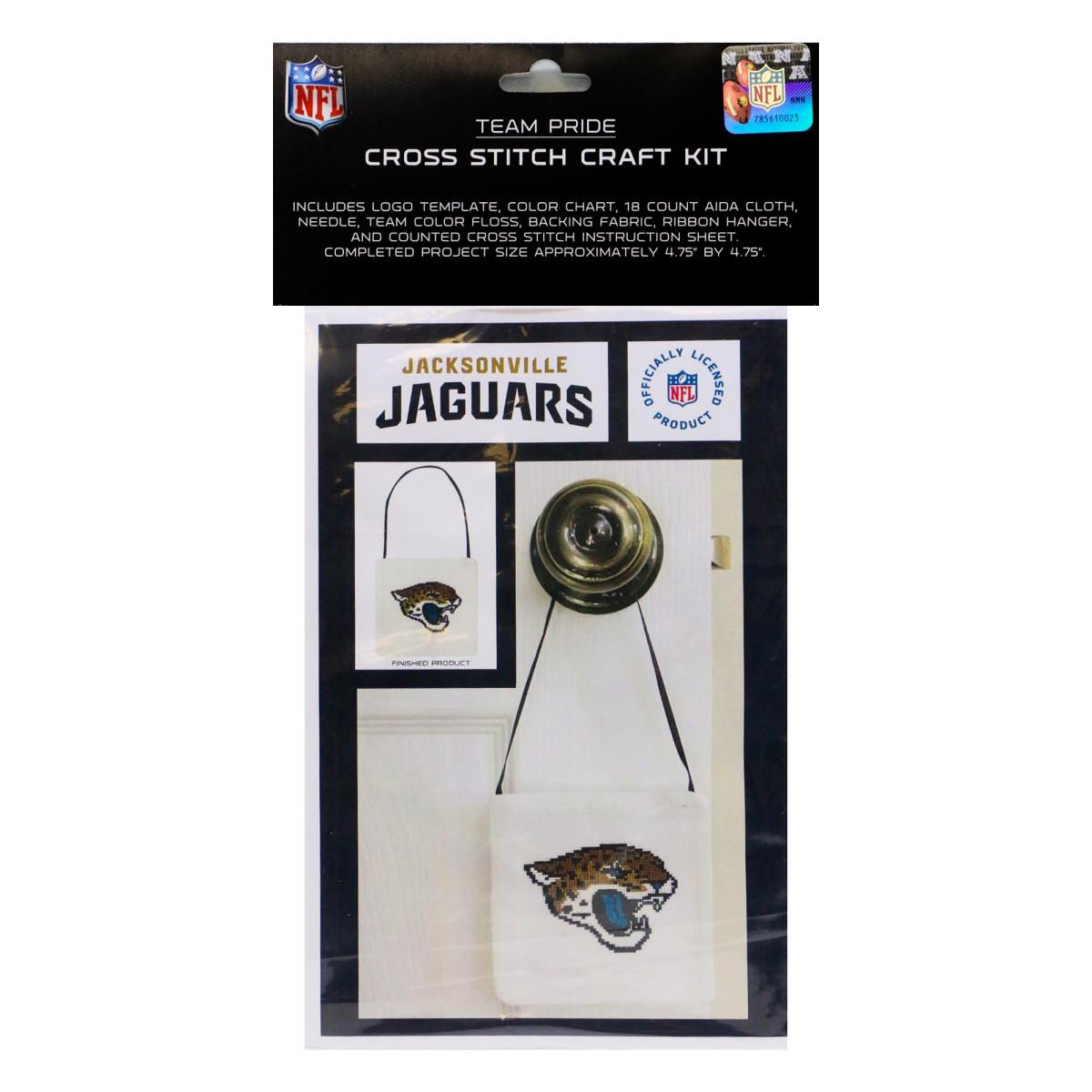 Picture of 212 Main CRCCSJAC NFL Jacksonville Jaguars Cross Stitch Craft Kit