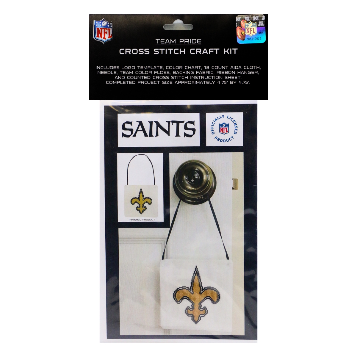 Picture of 212 Main CRCCSNOS NFL New Orleans Saints Cross Stitch Craft Kit