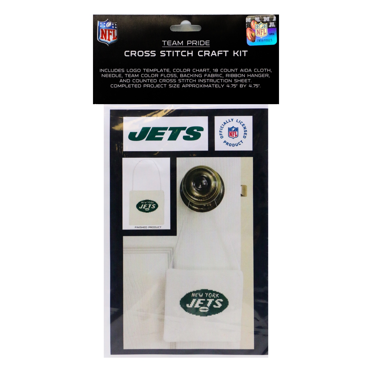 Picture of 212 Main CRCCSNYJ NFL New York Jets Cross Stitch Craft Kit