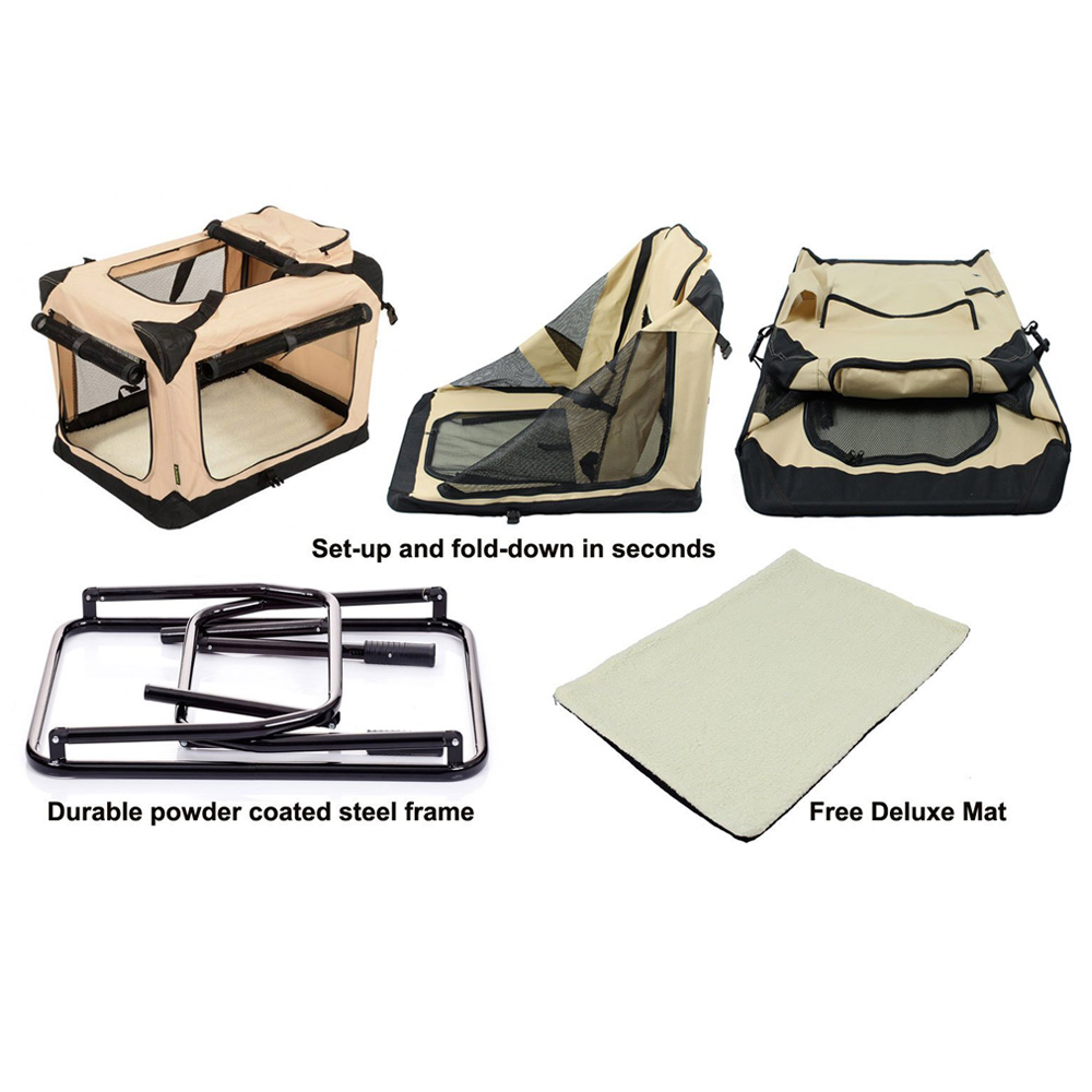 Picture of 212 Main PSC-30BE Soft Dog Crate, Beige