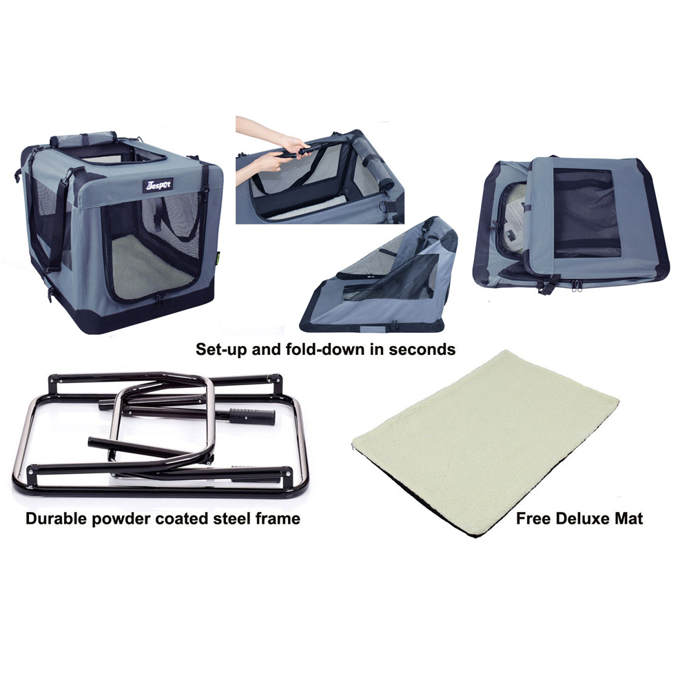 Picture of 212 Main PSC-26GR Soft Dog Crate, Gray