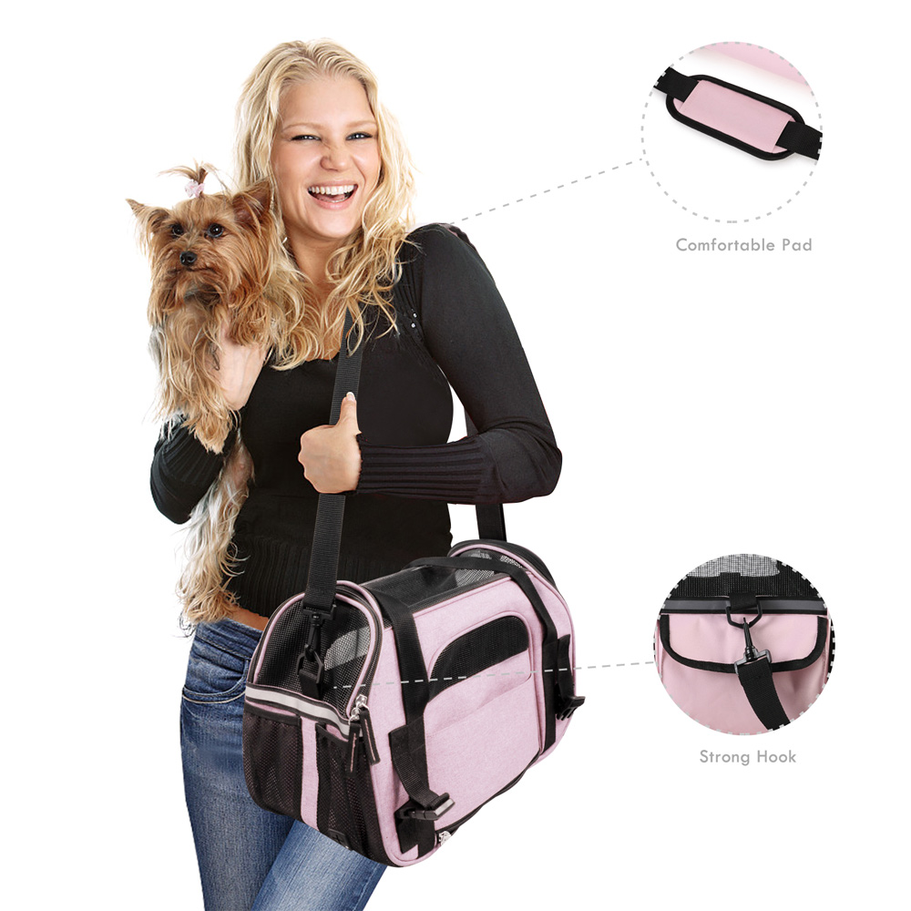 Picture of 212 Main PBC-8643PK Soft Pet Carrier, Pink