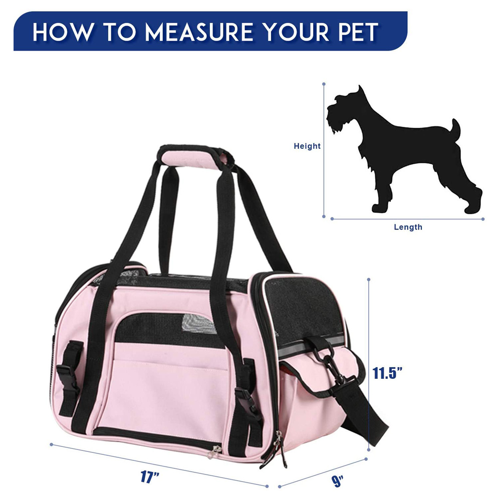 Picture of 212 Main PBC-8643PK Soft Pet Carrier, Pink