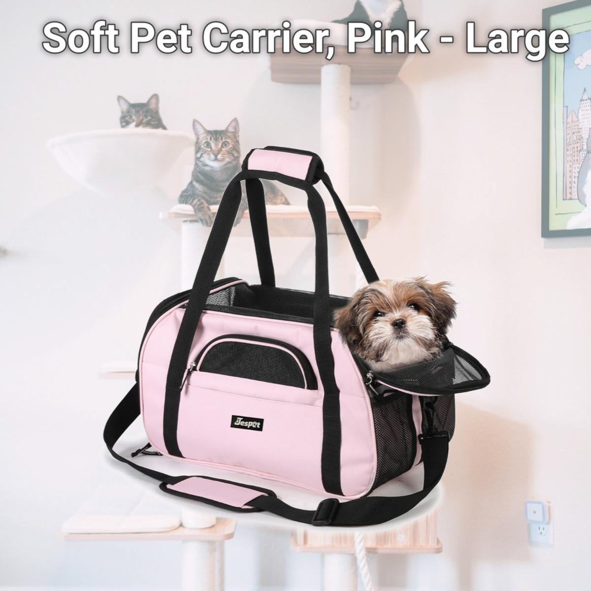 Picture of 212 Main PBC-8648PK Soft Pet Carrier, Pink - Large