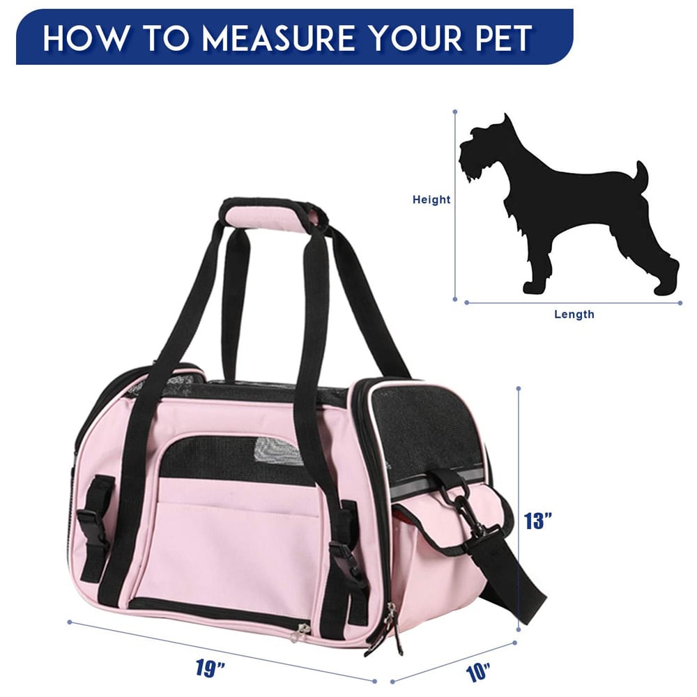 Picture of 212 Main PBC-8648PK Soft Pet Carrier, Pink - Large