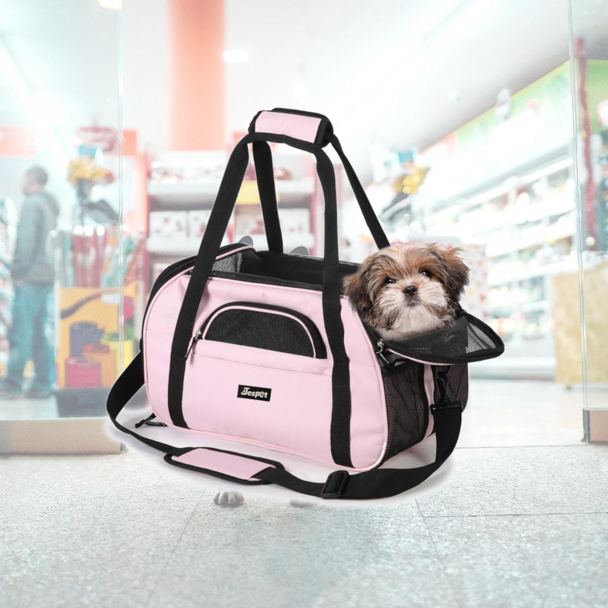 Picture of 212 Main PBC-8648PK Soft Pet Carrier, Pink - Large