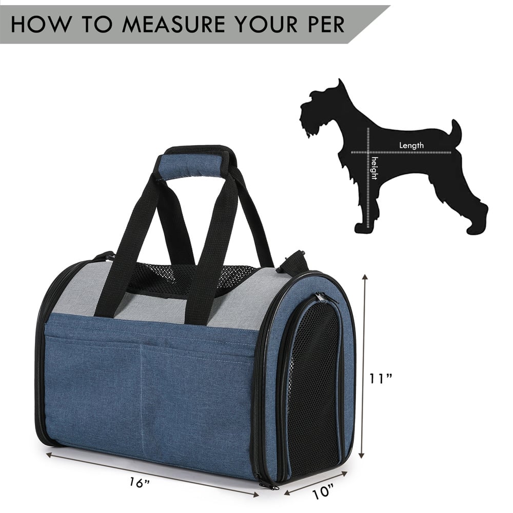 Picture of 212 Main PBC-4716BG Pet Sport Carrier, Dark Blue
