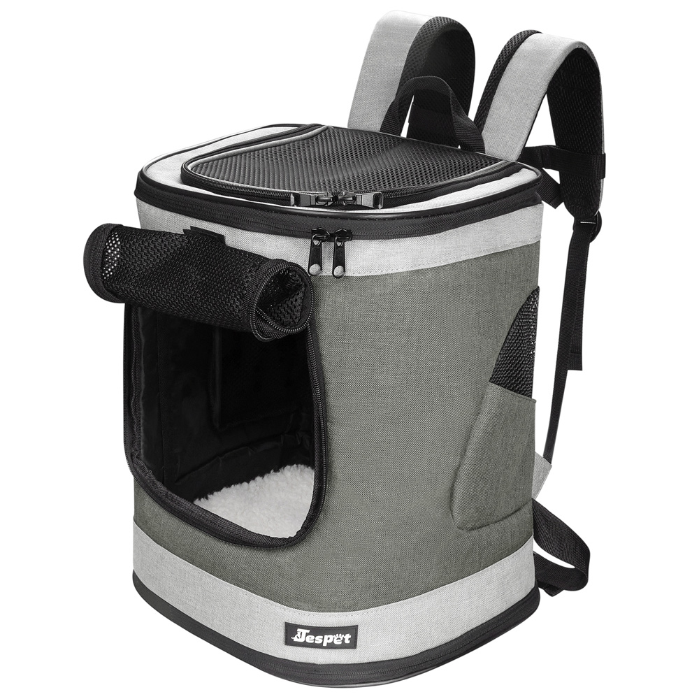 Picture of 212 Main PBC-4817SG Deluxe Pet Backpack&#44; Smoke Gray