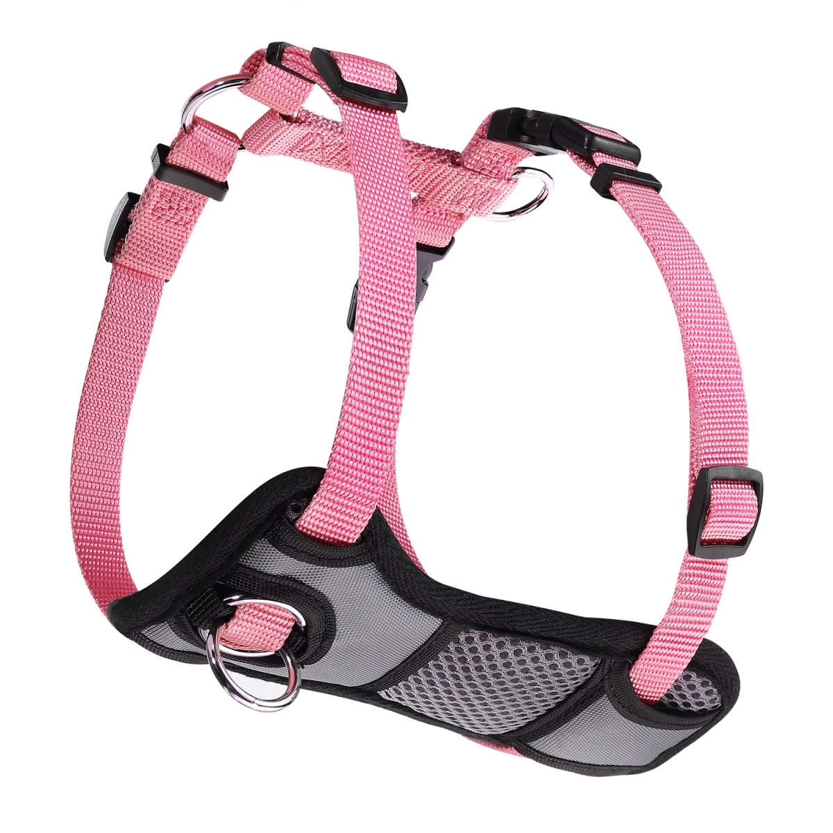 Picture of 212 Main SBB1024-PNK16 Padded Front Dog Harness&#44; Pink - Size 16 - 22 in.
