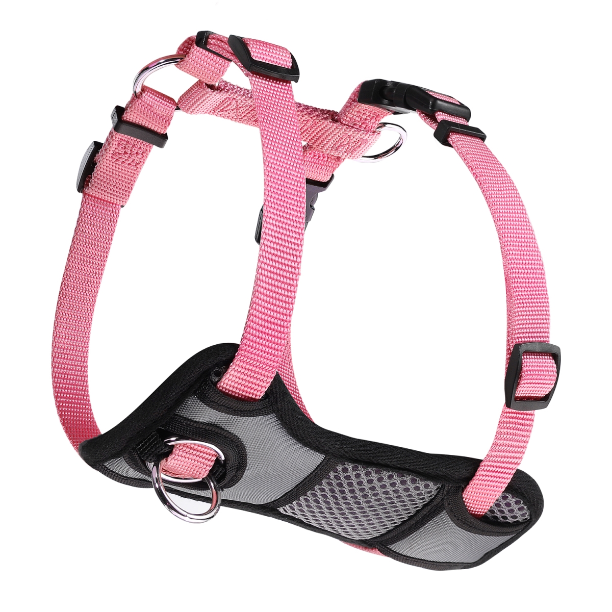 Picture of 212 Main SBB1024-PNK32 Padded Front Dog Harness&#44; Pink - Size 32 - 50 in.