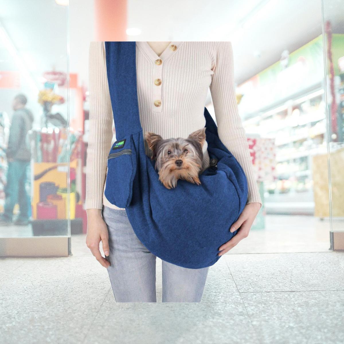 Picture of 212 Main PBC-3428NB Soft Pet Sling, Navy Blue