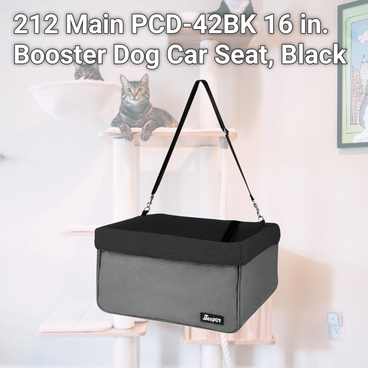 Picture of 212 Main PCD-42BK 16 in. Booster Dog Car Seat, Black