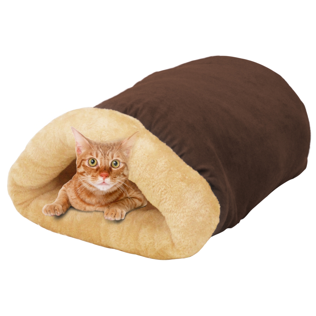 Picture of 212 Main CBD-2214CF Goopaws 4 in 1 Self-Warming Pet Bed, Brown