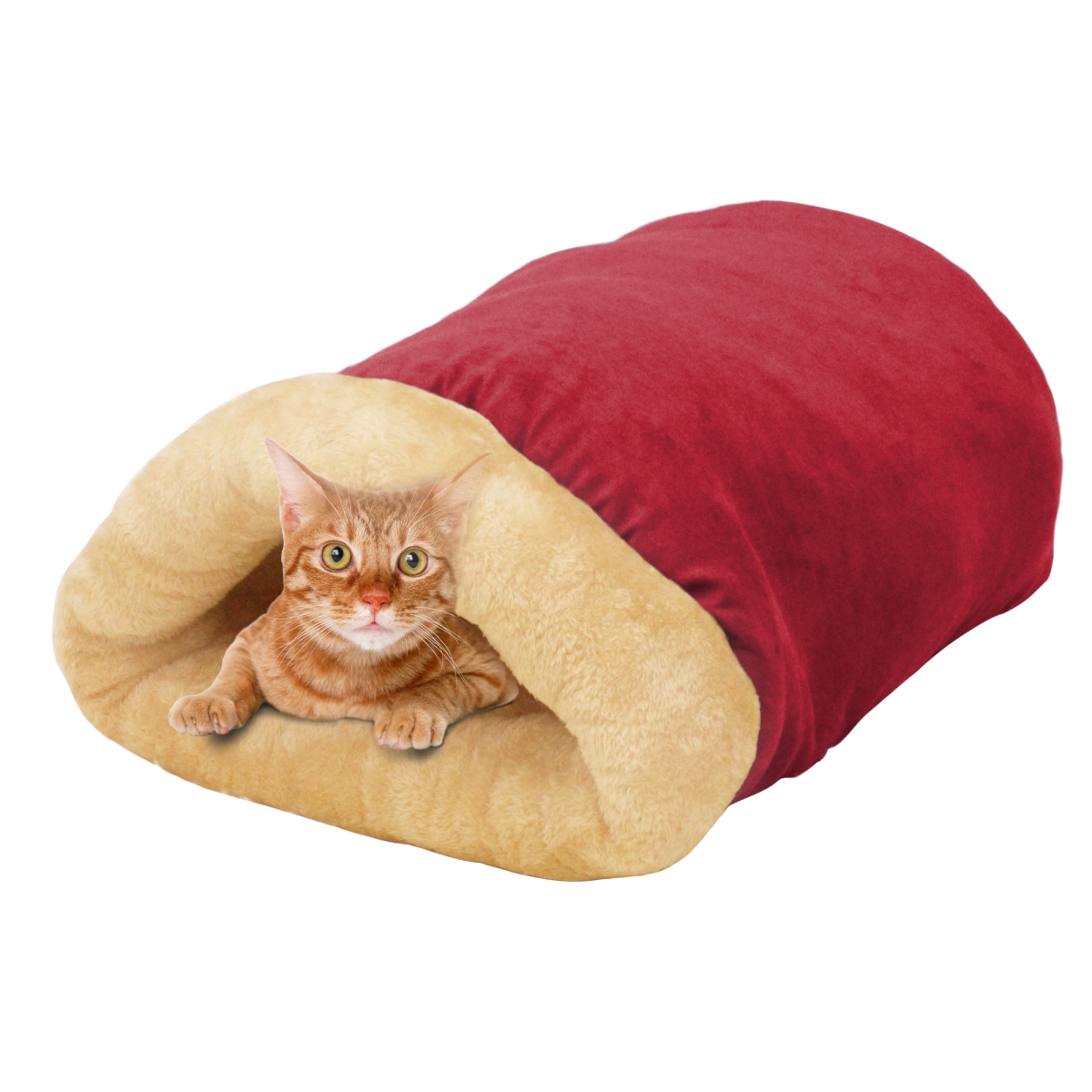 Picture of 212 Main CBD-2214BUD Goopaws 4 in 1 Self-Warming Pet Bed&#44; Burgundy