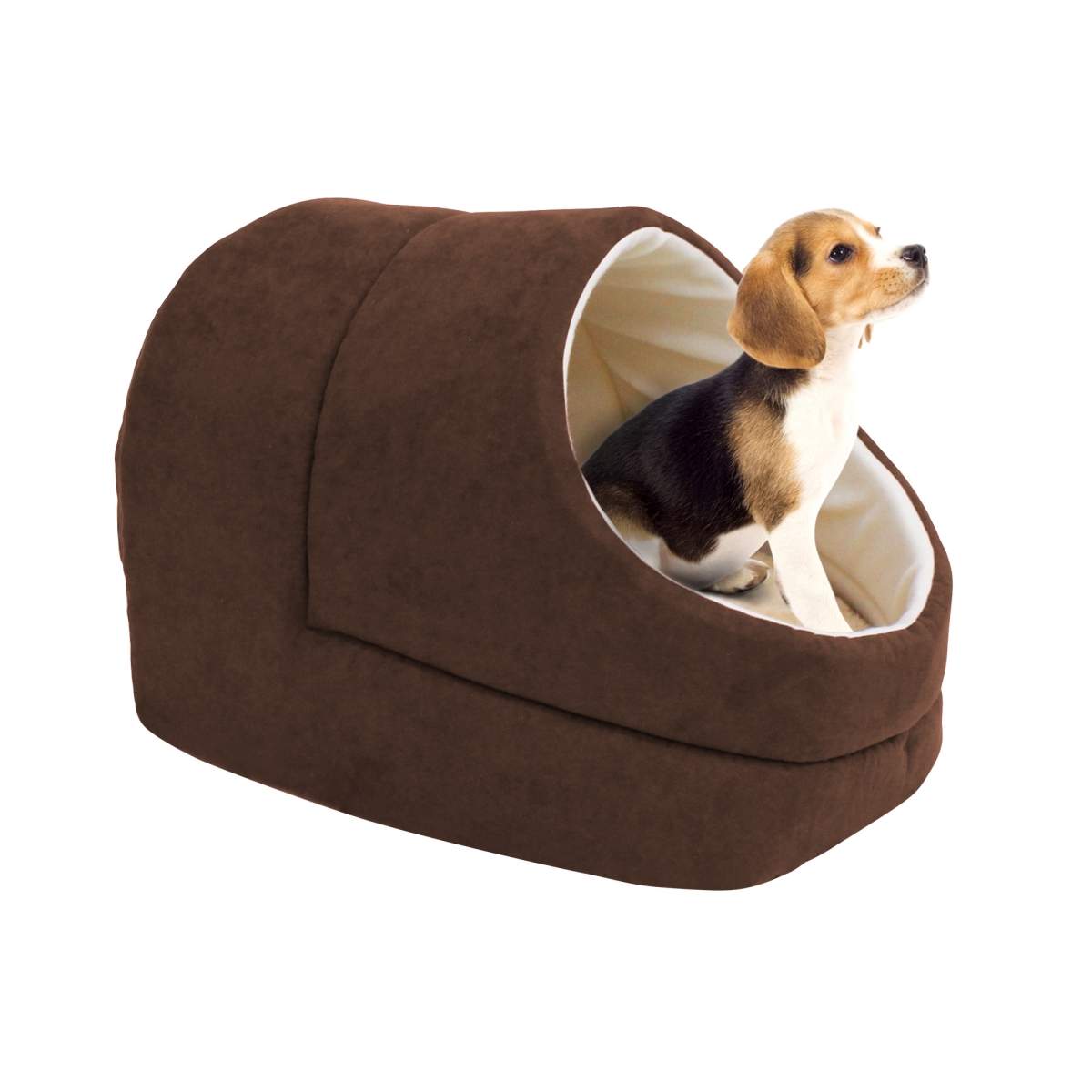 Picture of 212 Main CCP-1814CF Cave Covered Cat & Dog Bed&#44; Brown