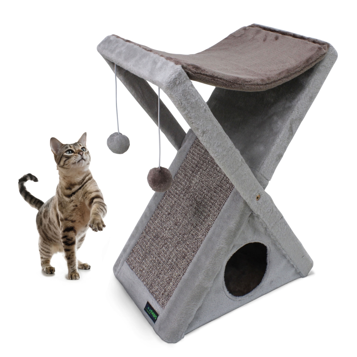 Picture of 212 Main CCT-5120GR 20.3 in. Goopaws Cat Tower&#44; Gray