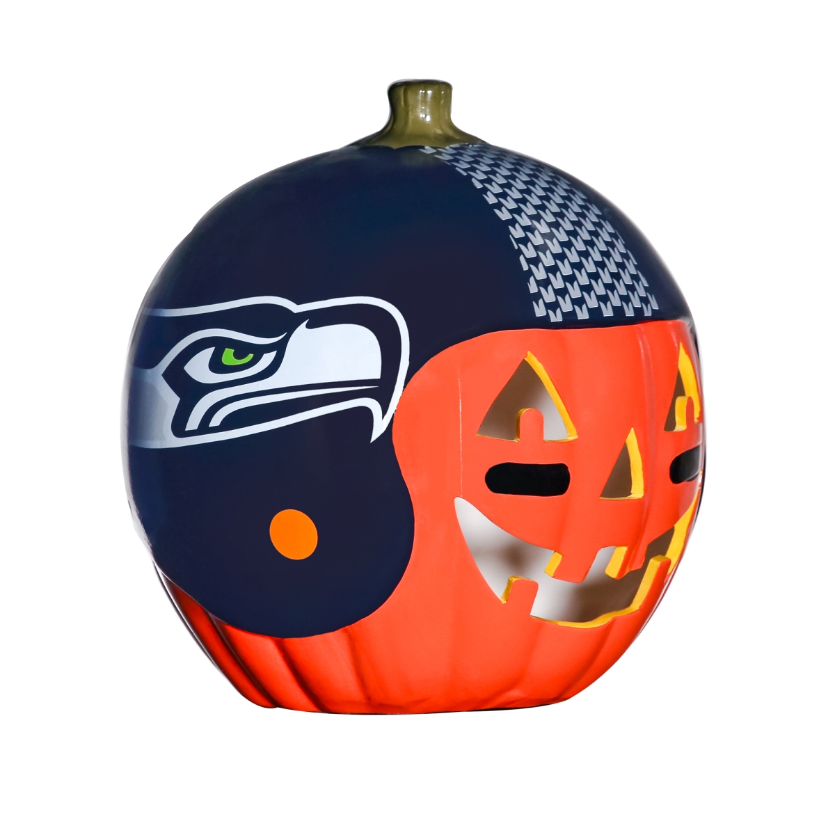 Picture of 212 Main CERPMSEA 10 in. NFL Seattle Seahawks Ceramic Pumpkin Helmet