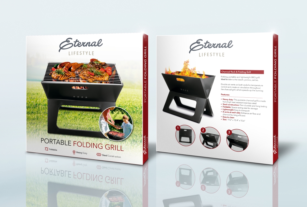 Picture of 212 Main PG94064 Portable Black Grill