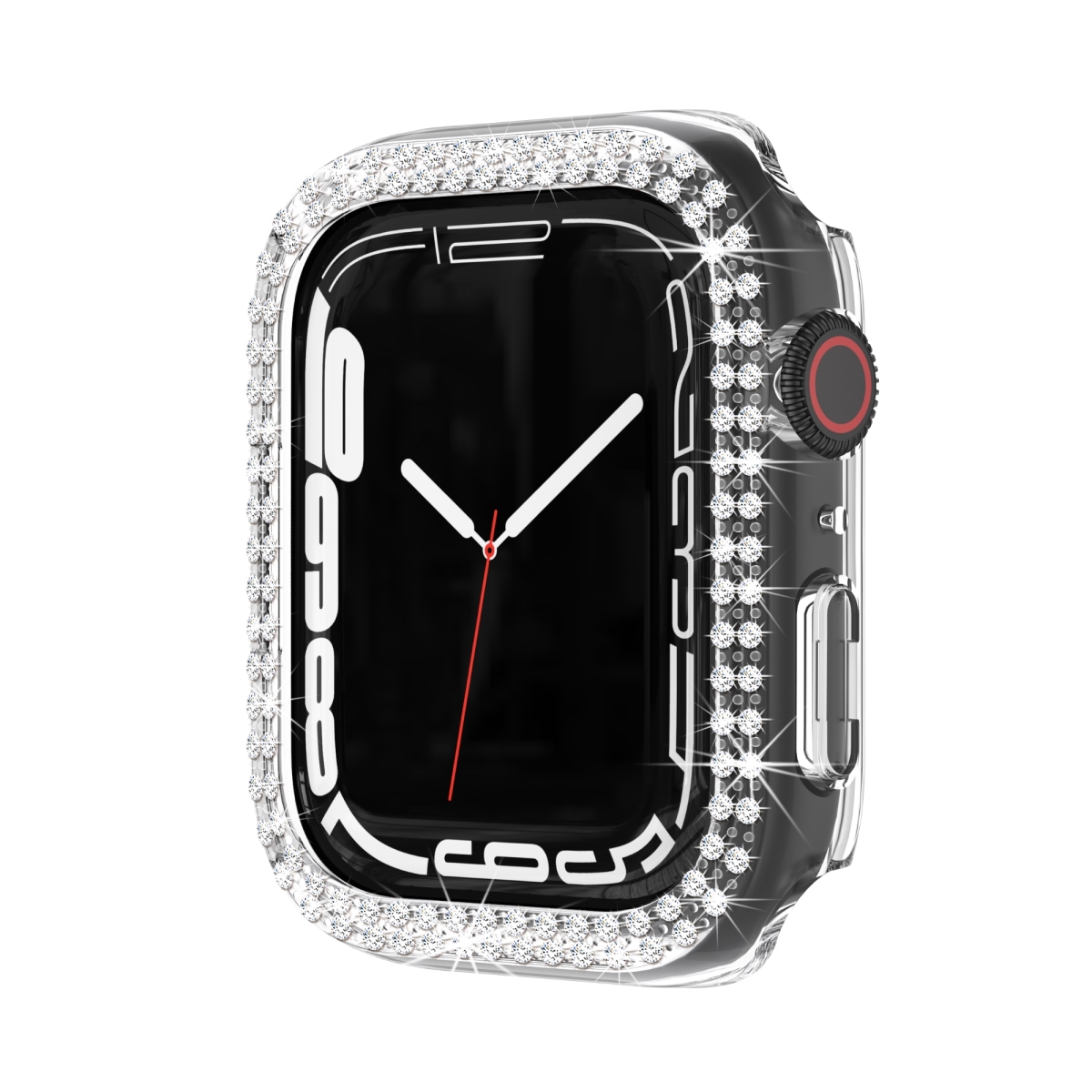 Picture of Odash SD18CV-TRNS-38 Bling Bumper Case with Screen Protector for 38mm Apple Watch Series 3 - Transparent