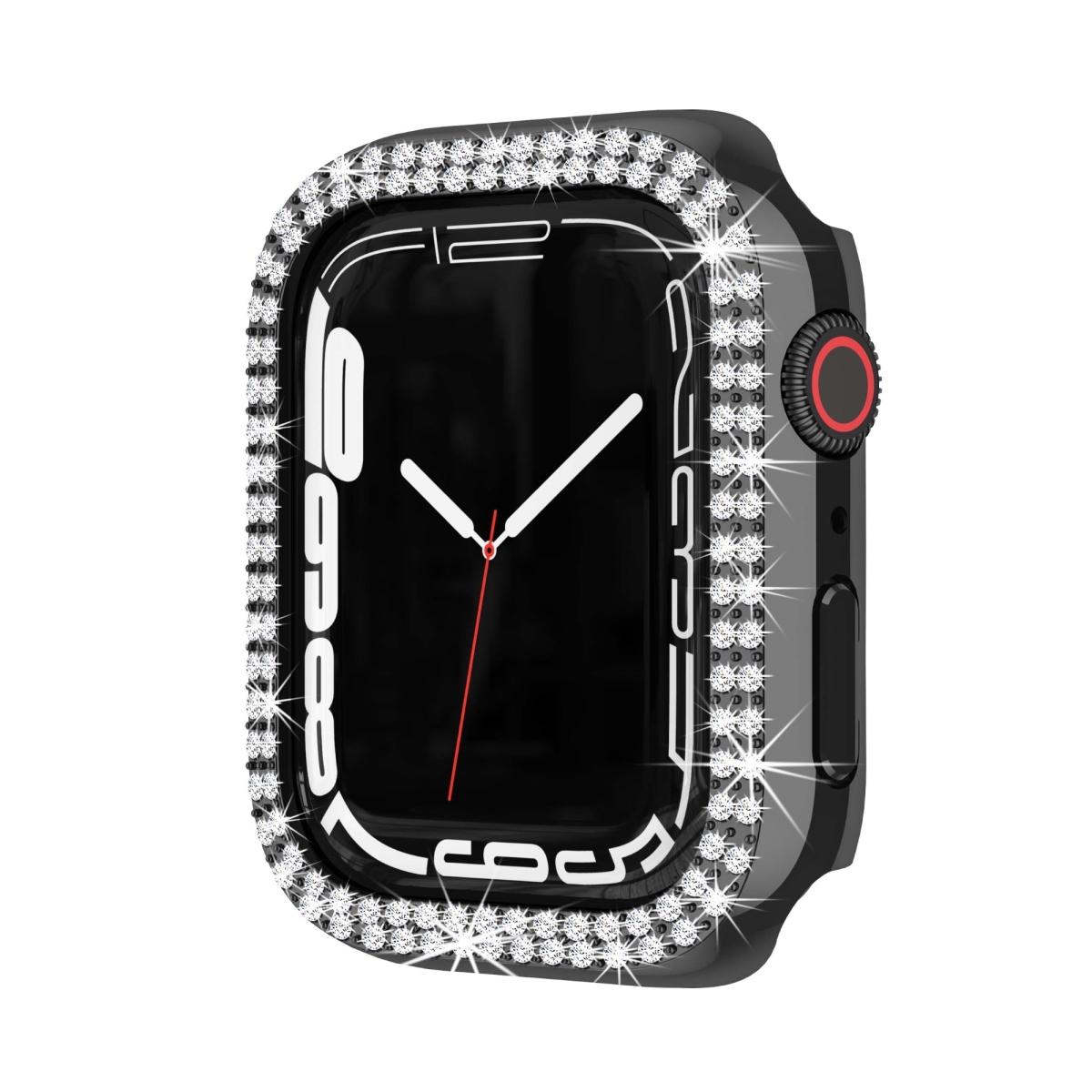 Picture of Odash SD18CV-BLK-40 Bling Bumper Case with Screen Protector for 40mm Apple Watch - Black