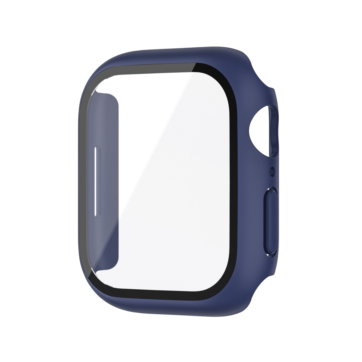 Picture of Odash SD20CV-DBLU-38 Bumper Case with Screen Protector for 38mm Apple Watch - Dark Blue