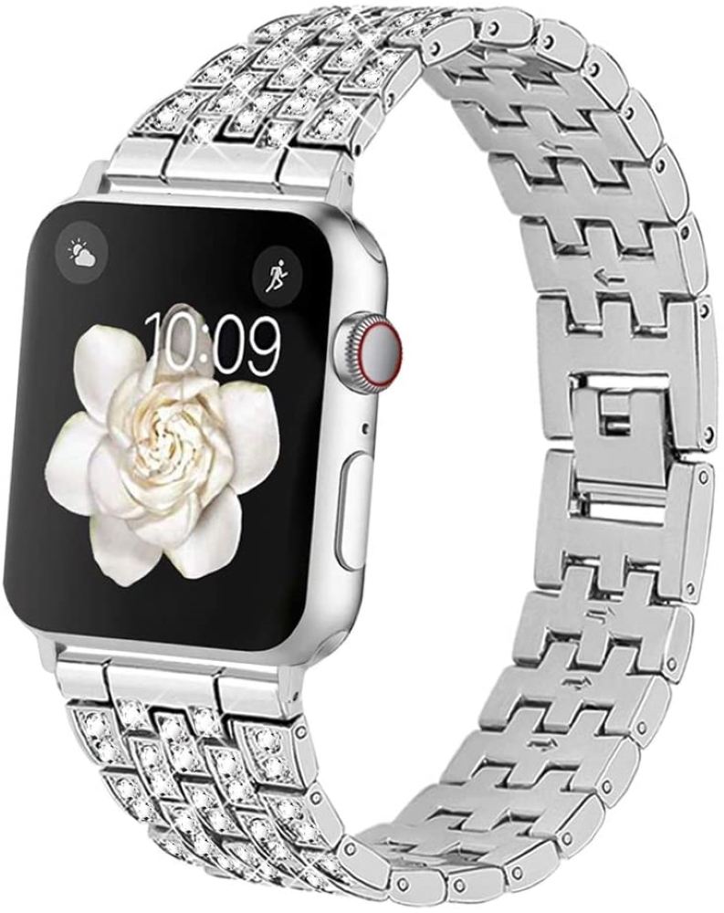 Odash  Metal Bling Band for 38, 40 & 41mm Apple Watch - Silver