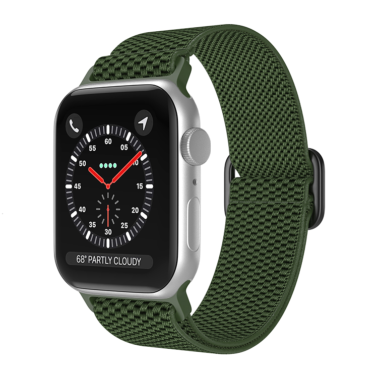 Nylon Band for 42, 44 & 45mm Apple Watch - Olive Green -  Curiosidad, CU3683317