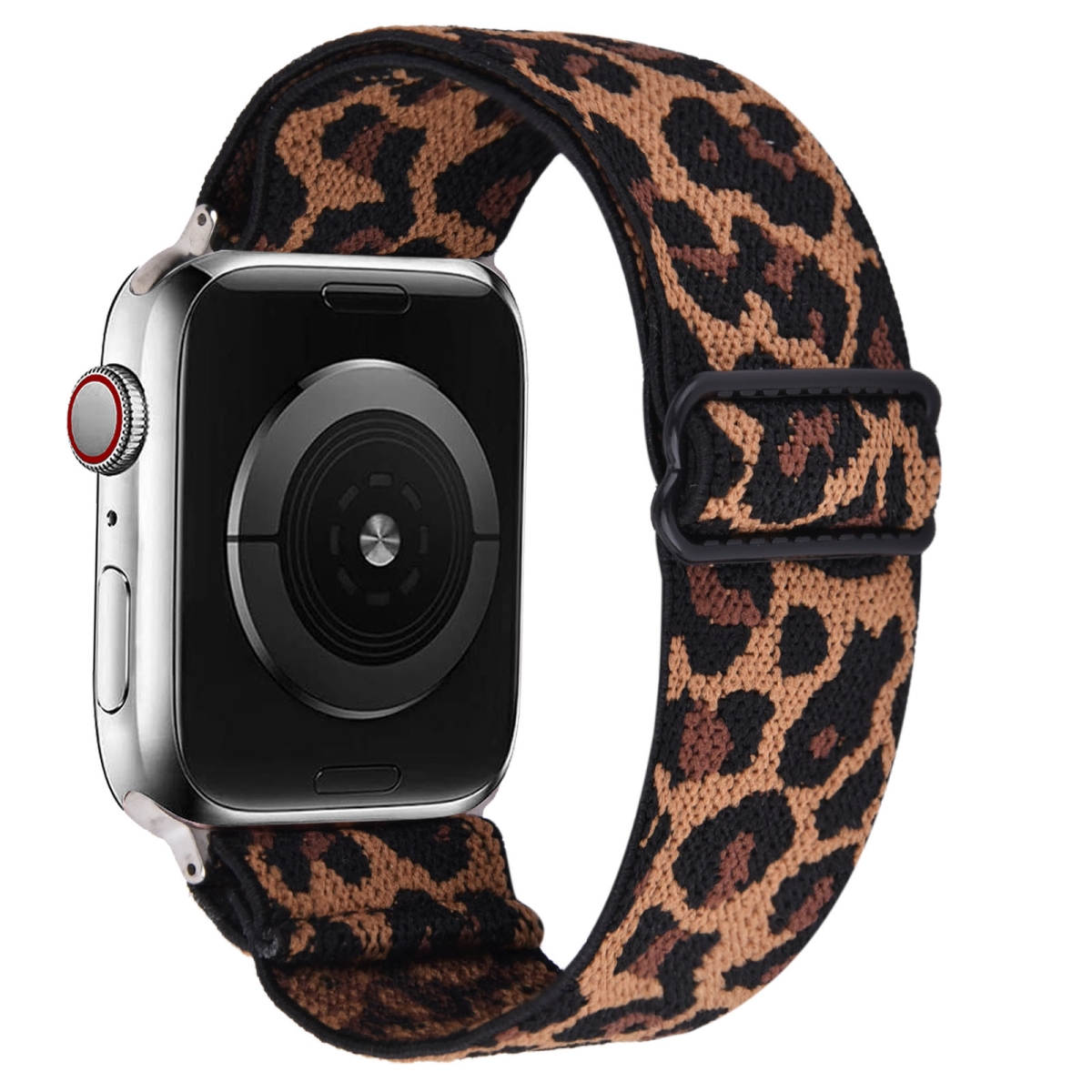 Nylon Stretchy Band for 42, 44 & 45mm Apple Watch - Leopard Print 1 -  Curiosidad, CU3118661