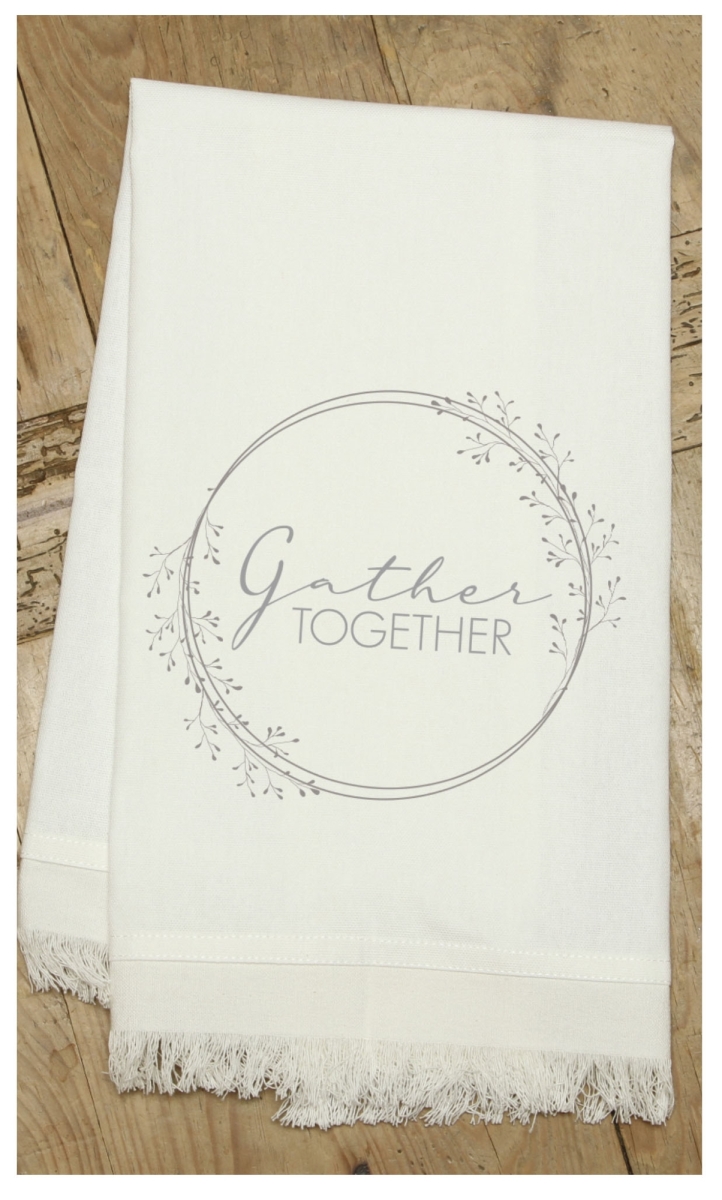 Picture of Odash MSTWLNR017 20 x 25 in. Gather Together Cotton Kitchen Towel&#44; Natural