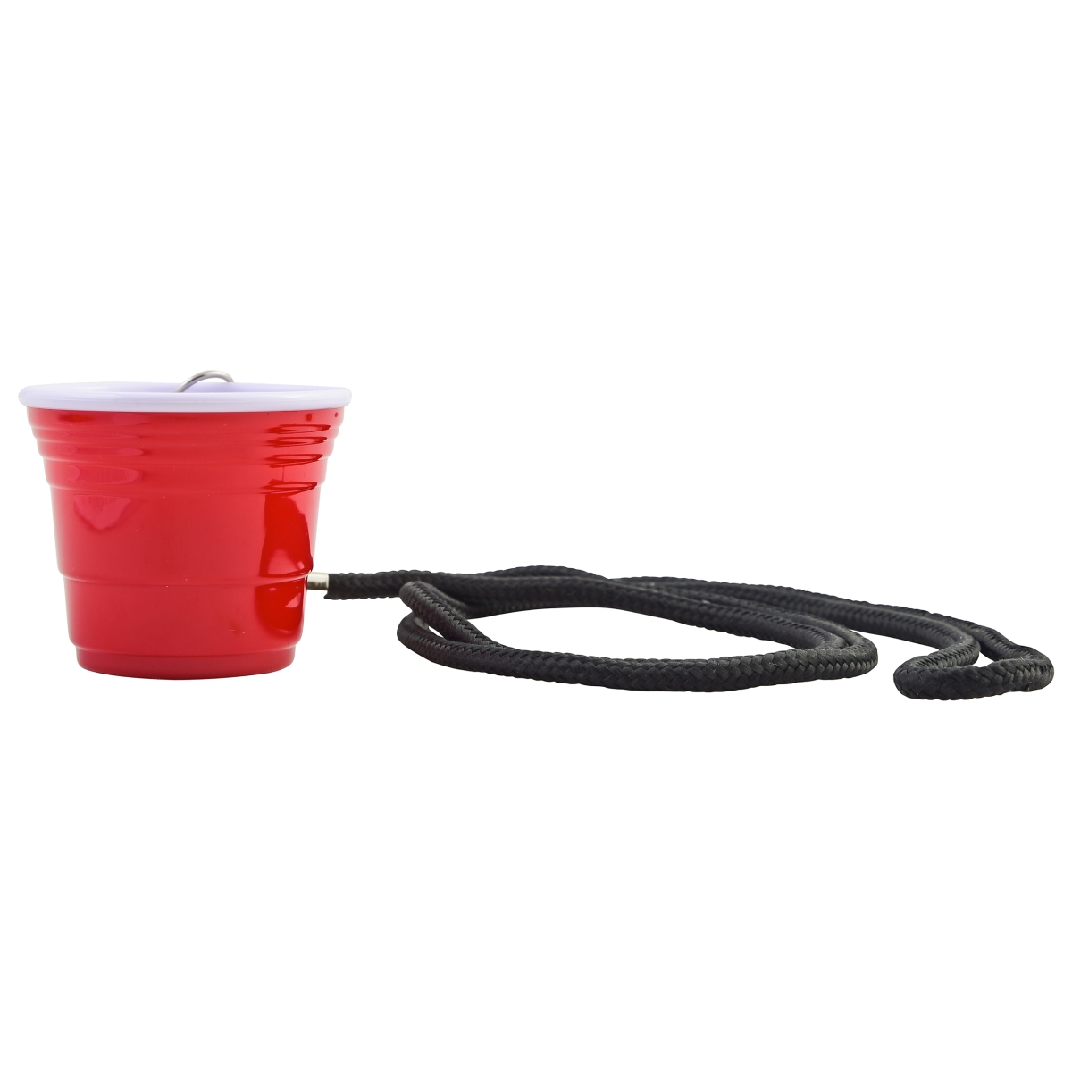 Picture of Red Cup Living RCL-4067 2 oz Plastic Shot Glasses with Lanyard&#44; Red