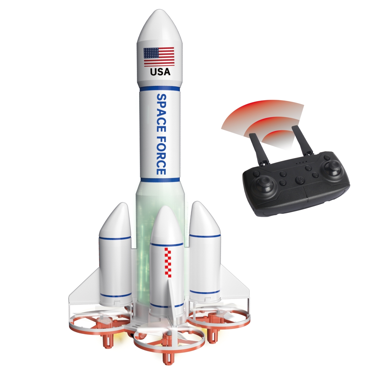 Picture of Odash JUPCR-17025 Space Force Rocket Drone Remote Control Toys