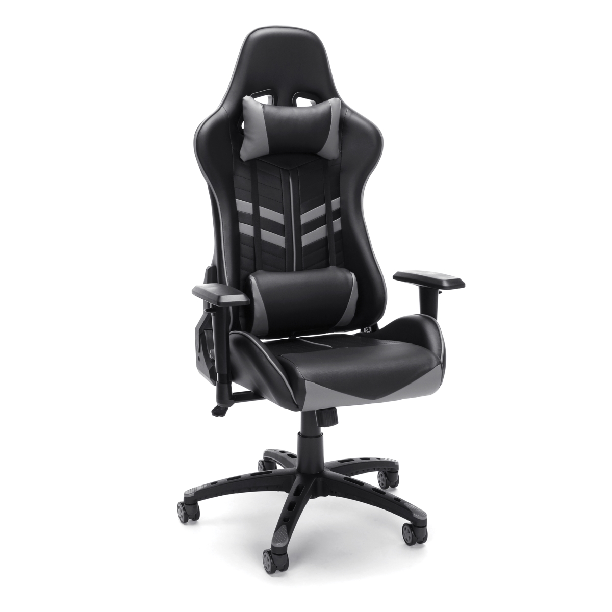 Picture of OFM ESS-6065-GRY Racing Style Gaming Chair&#44; Gray