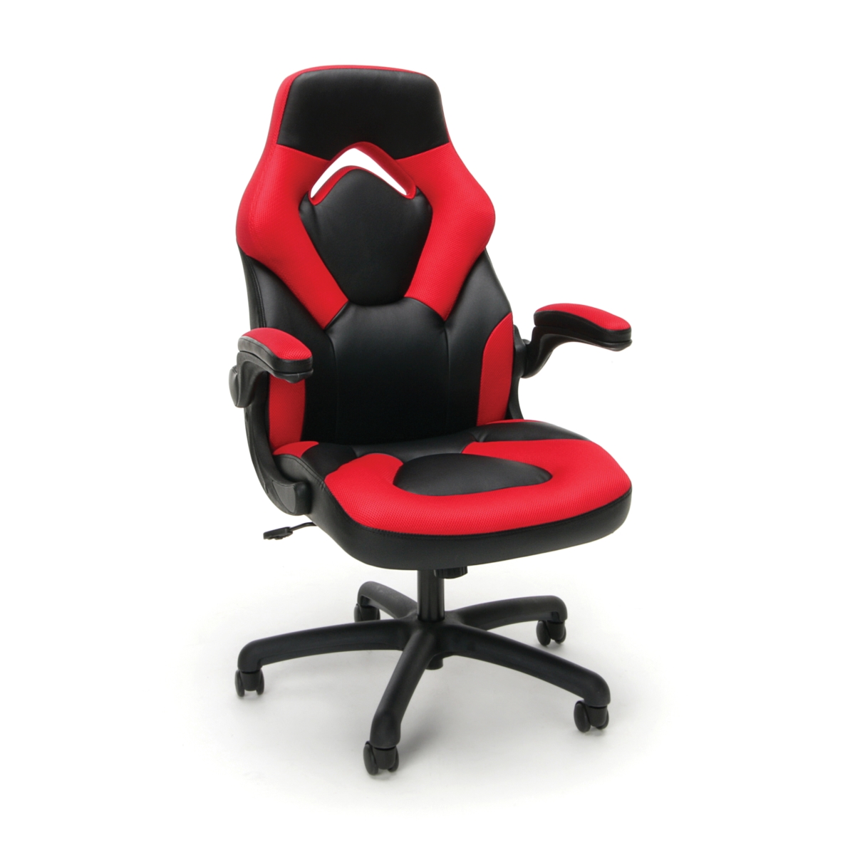 Picture of OFM ESS-3085-RED Racing Style Bonded Leather Gaming Chair&#44; Red