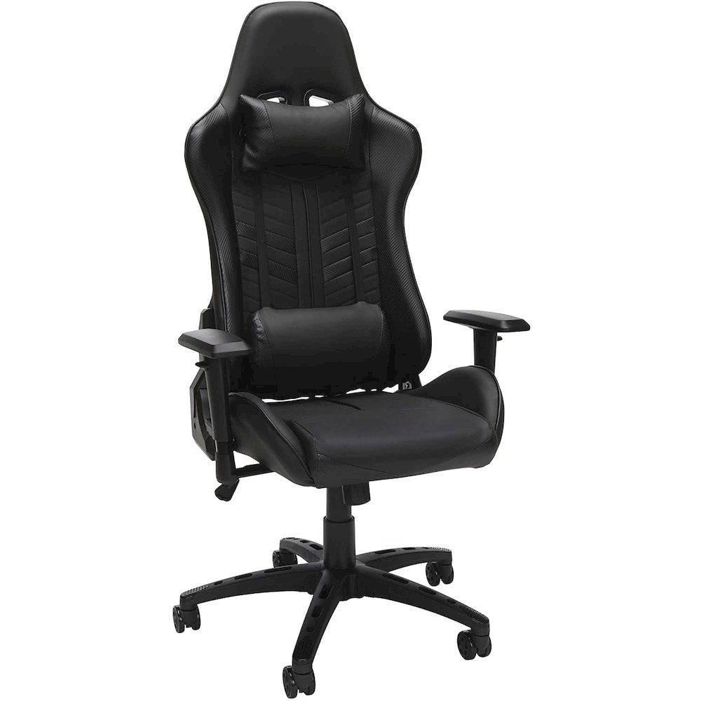 Picture of Essentials ESS-6065-BLK Racing Style Gaming Chair&#44; Black