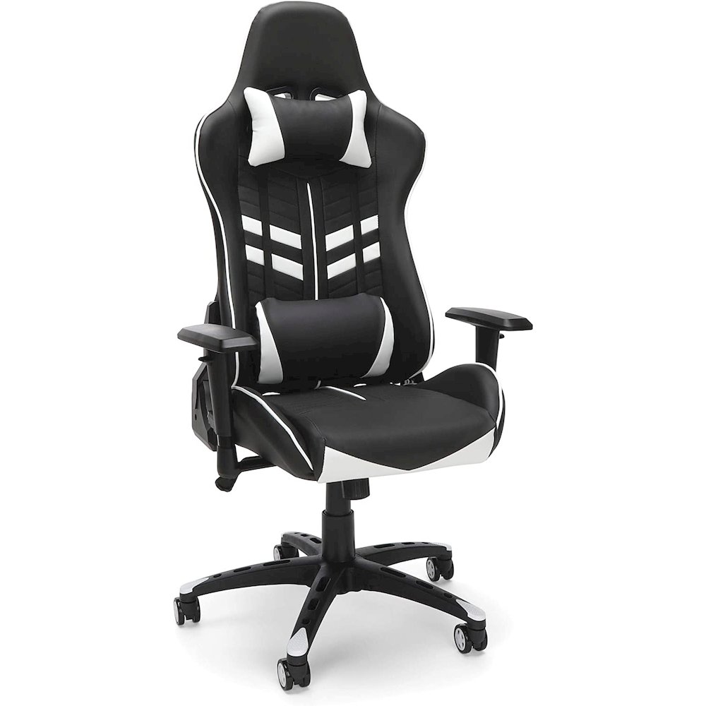 Picture of Essentials ESS-6065-WHT Racing Style Gaming Chair&#44; White