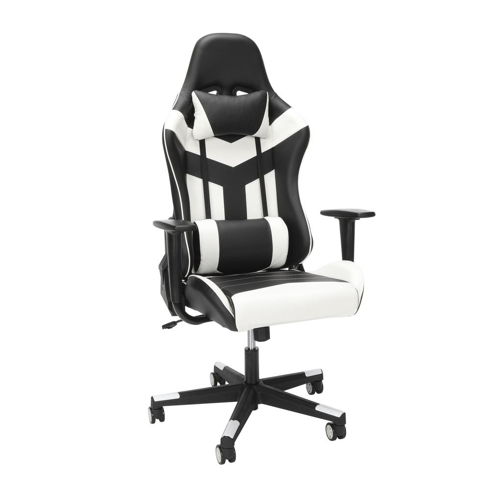 Picture of Essentials ESS-6075-WHT Steel Tube Frame Gaming Chair&#44; White