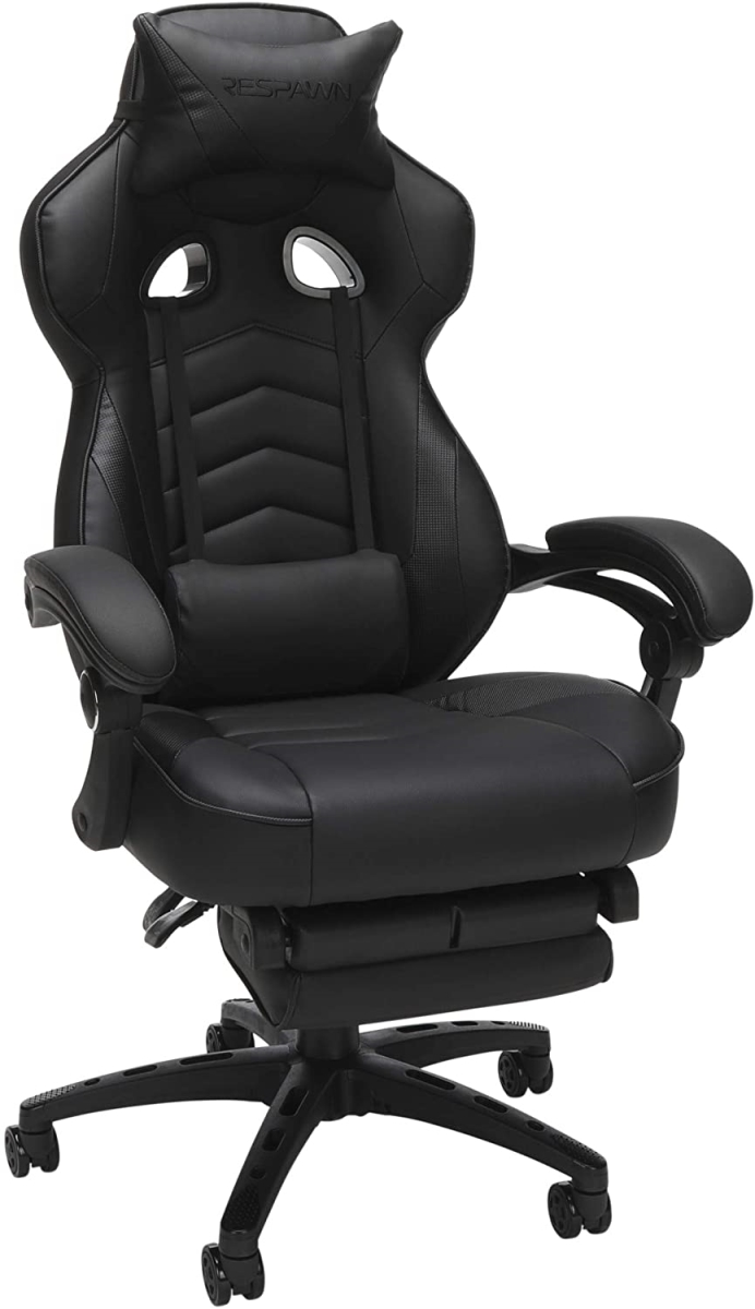 Picture of Respawn RSP-110-BLK Reclining Gaming Chair with Footrest&#44; Black