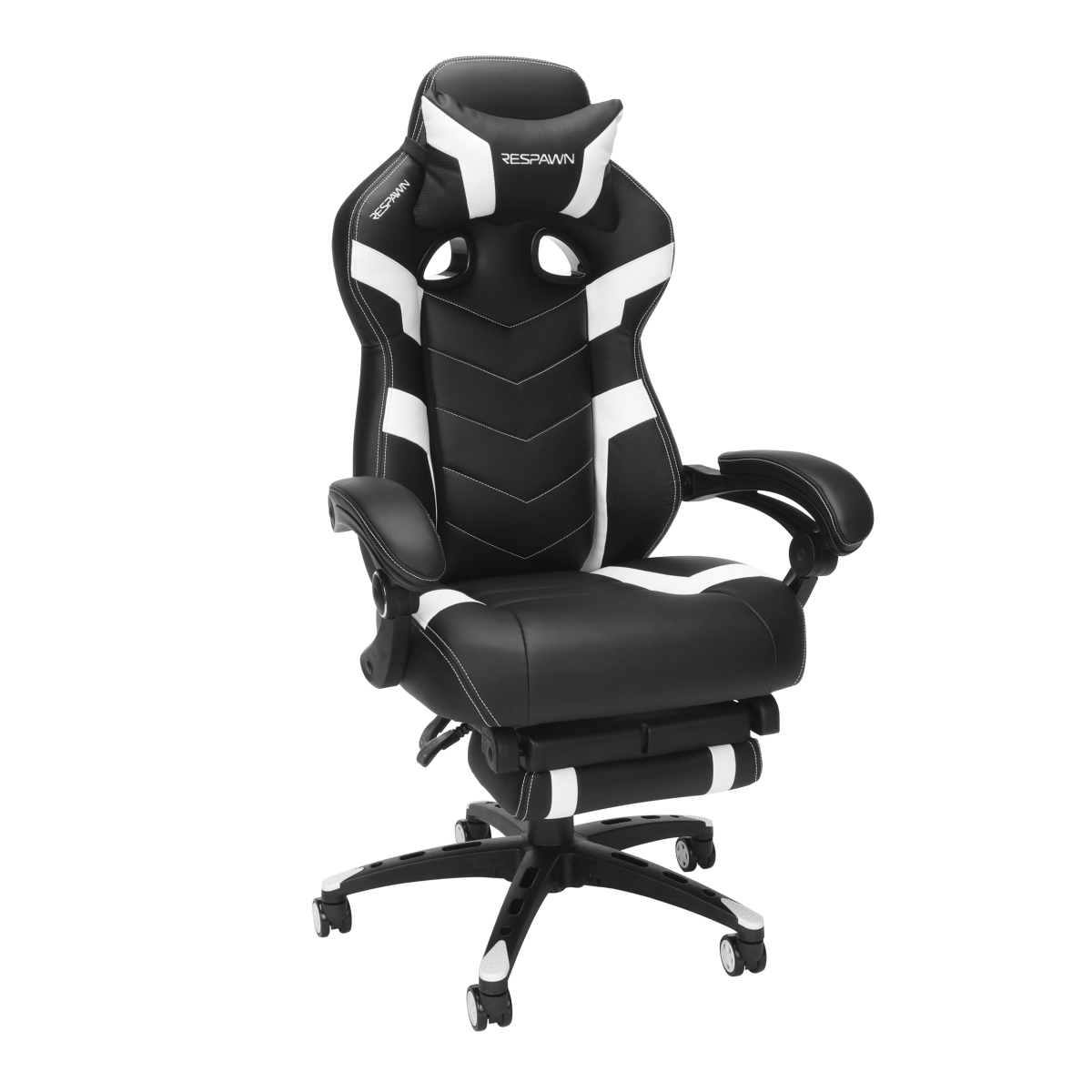 Picture of Respawn RSP-110V2-WHT Reclining Gaming Chair with Footrest&#44; White