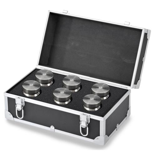 5 lbs Class F Avoirdupois Stainless Steel Weight Set - 6 Piece, Set of 3