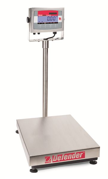 Picture of Ohaus 83999821 330 lbs Defender 3000 Series Bench Scale&#44; 25.6 x 19.7 in.