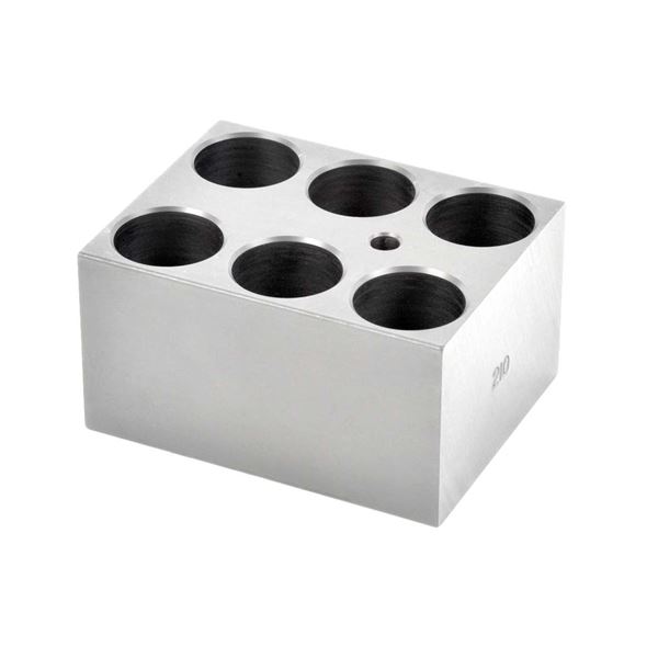 25 mm 6 Hole Test Tube Module Block