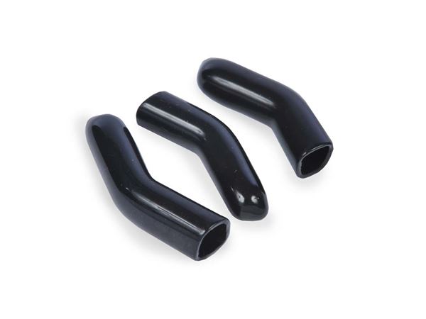 Medium 3 Prong Sleeves, Vinyl Black
