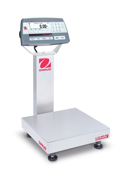 Picture of Ohaus 30461630 25 lbs Defender 5000 Series Multifunctional Bench Scale&#44; 12 x 12 in.