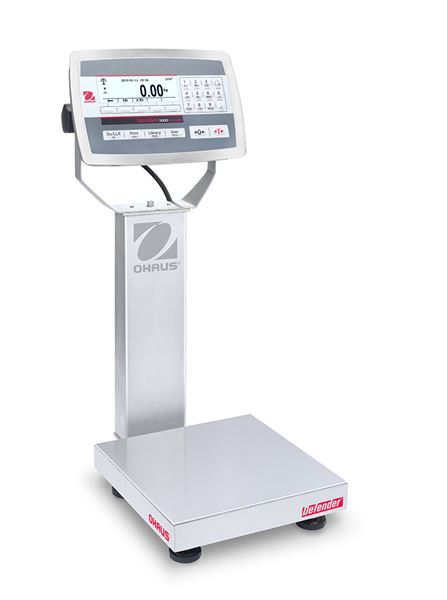 Picture of Ohaus 30461673 5 lbs Defender 5000 Series Multifunctional Washdown Bench Scale&#44; 10 x 10 in.